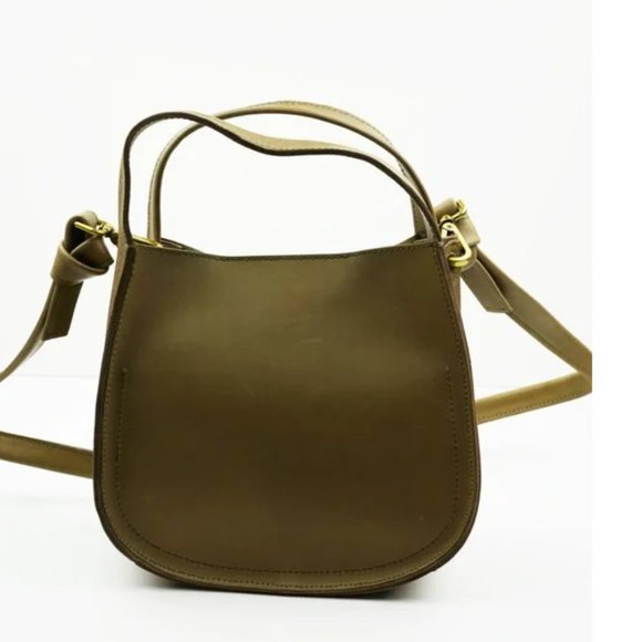 madewell Handbags - new MADEWELL green leather sydney crossbody purse bag